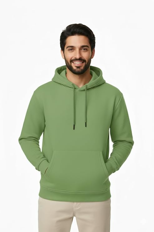 Romba - Men's and Women's Milton Soft Foam Hooded Sweatshirt Hoodie (Capicchu) with Front Pocket 22